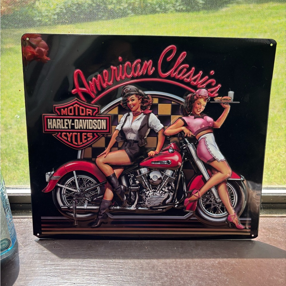 Harley-Davidson Die Cut Metal Sign